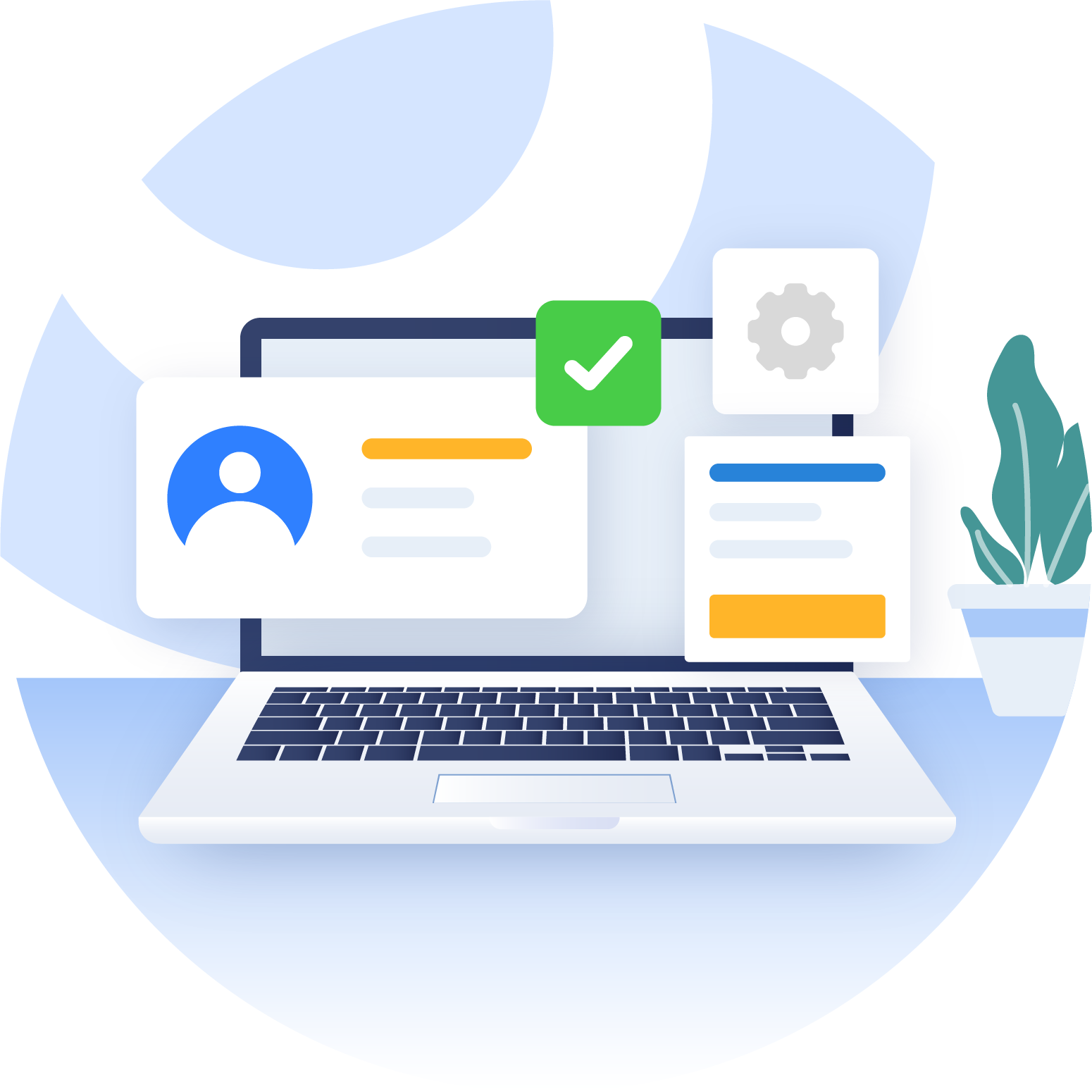 Tahapan membuat akun dan settings sistem assist.id
