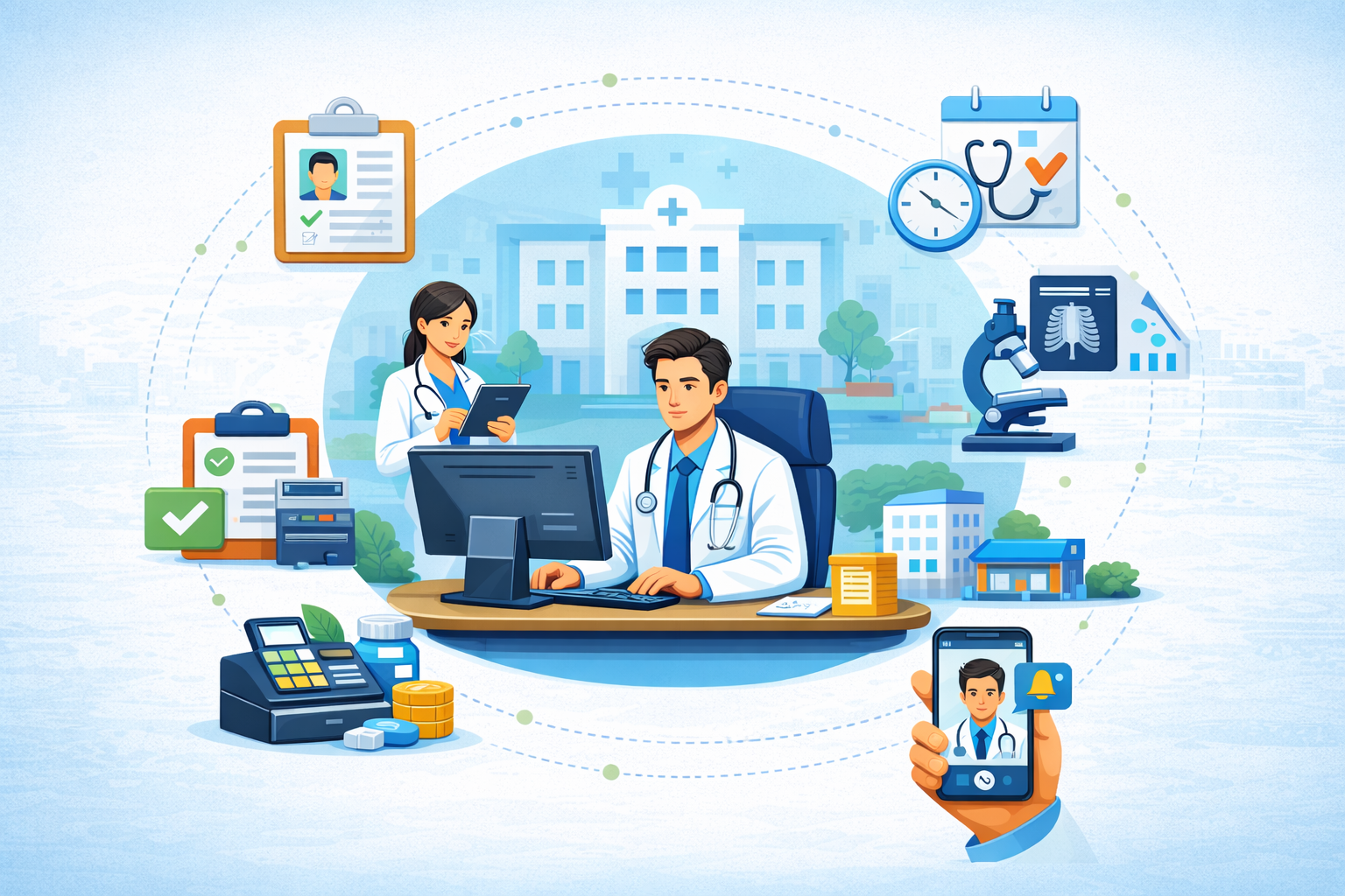 fitur klinik sistem lengkap rekam medis pasien dokter Mediksoft